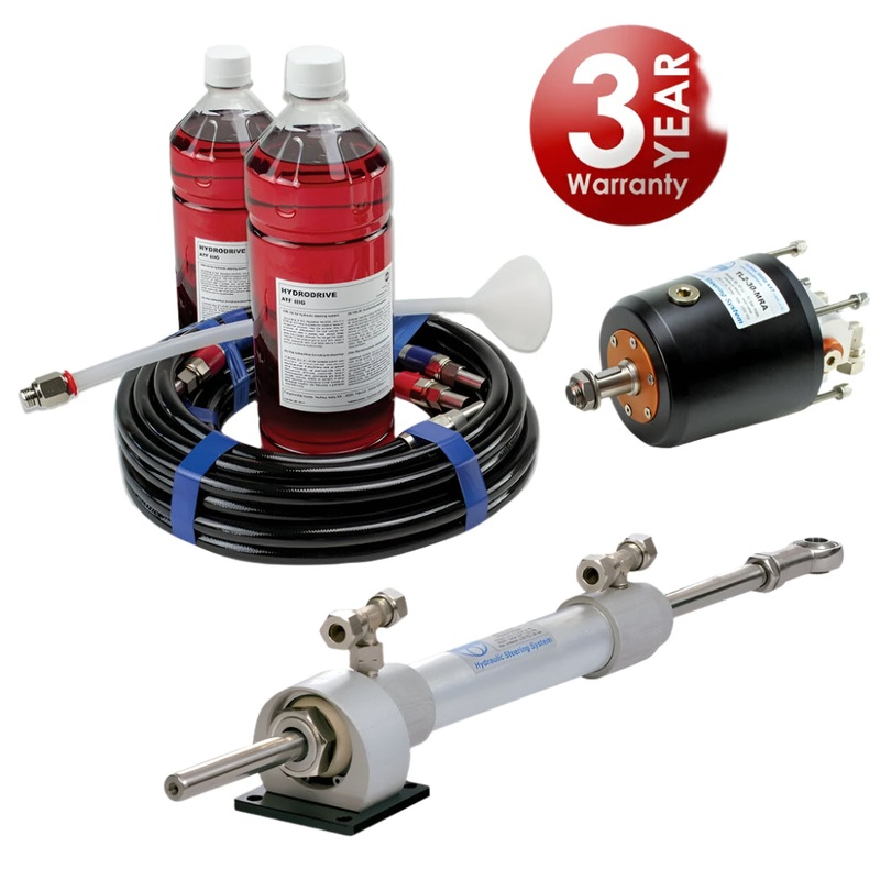 Inboard Hydraulic Steering System for boats up to 12 m (40ft ) Hydrodrive MU75TF-MRA