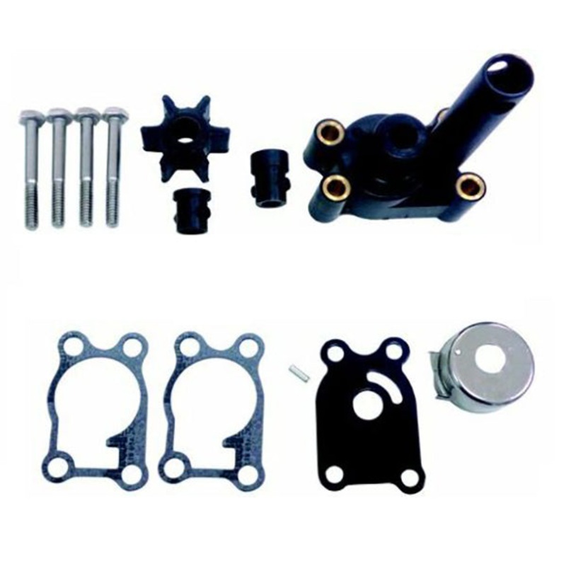 Water Pump Impeller Kit for 4 hp 4.5 hp 6 hp 8 hp Johnson Evinrude Outboard, 12065, 389844, 396644