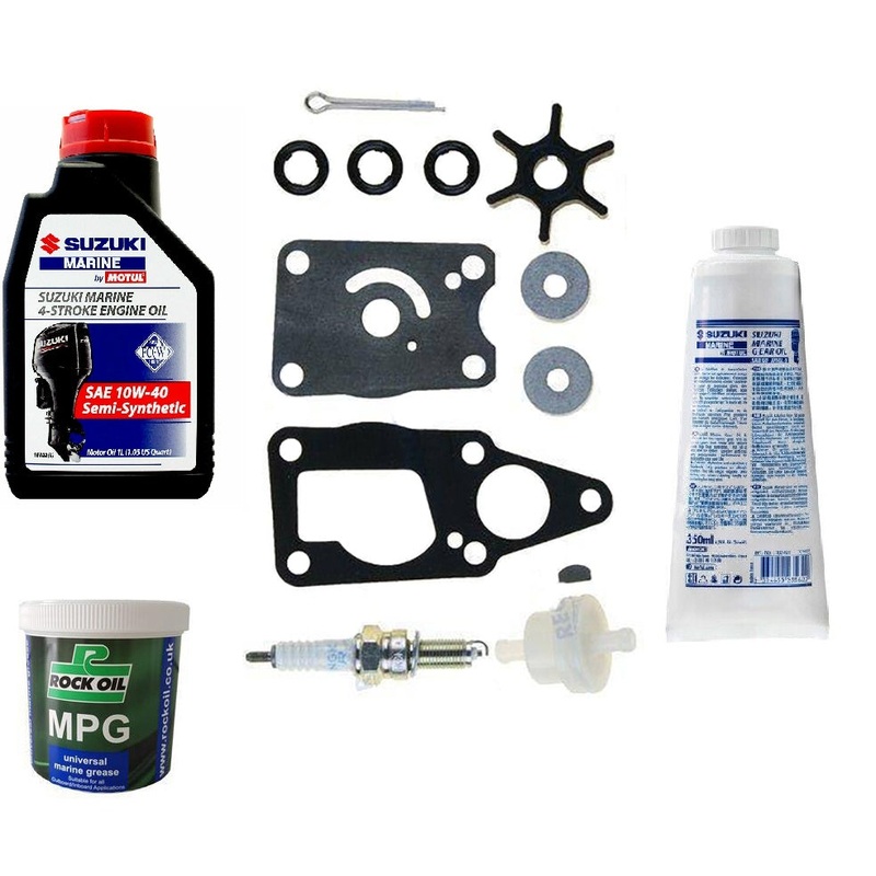 4, 5, 6 hp 4 stroke DF4, DF5, DF6 Complete Service Maintenance Kit  for SUZUKI outboard engine 2002-2010