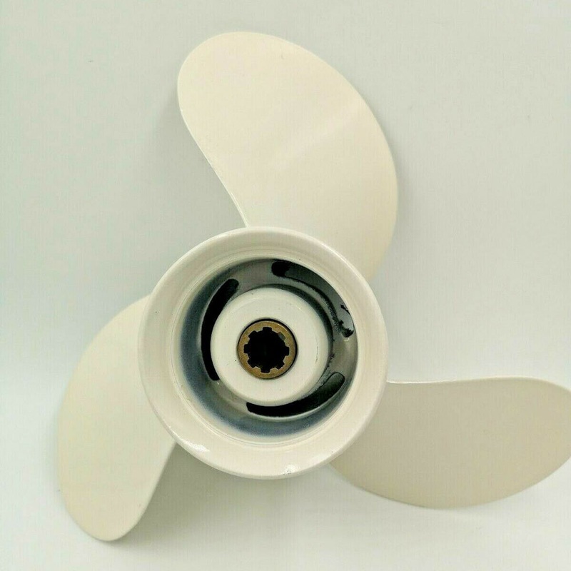 9 1/4 x 12 J  Propeller for Yamaha Outboard 9.9 15 20 hp 2 & 4 stroke 8 splines, 683-45941-00-EL