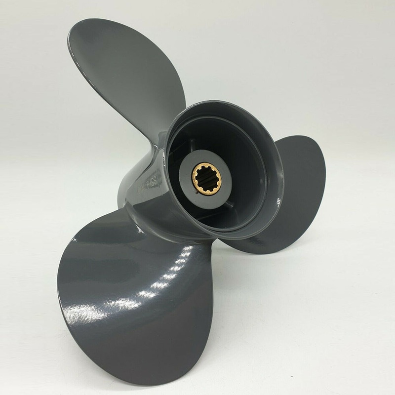 9.8 x 11 for Honda Outboard 25 hp 30 hp Pitch 11 10 spline BF25D BF30D Aluminium propeller