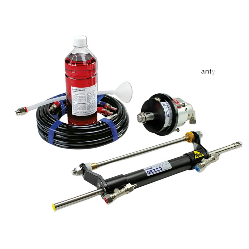 Hydrodrive MF90W Hydraulic Steering System  Premium Kit for Outboards Up to 90HP