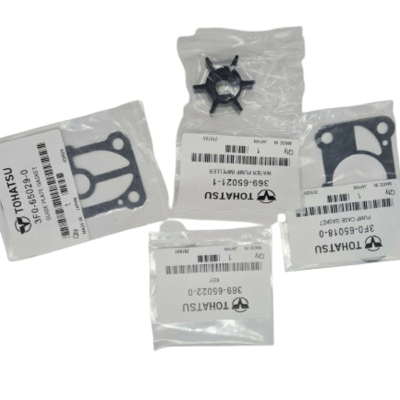 Impeller Kit Tohatsu outboard 3.5 hp 4 stroke 369-65021-1 gasket pin MFS3.5A