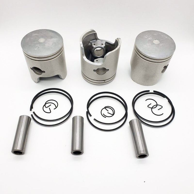 PISTON kit 0.50 oversize for YAMAHA OUTBOARD 60 70 HP 3 cyl 2 str 6K5-11636-03K / 6H3-11636-01
