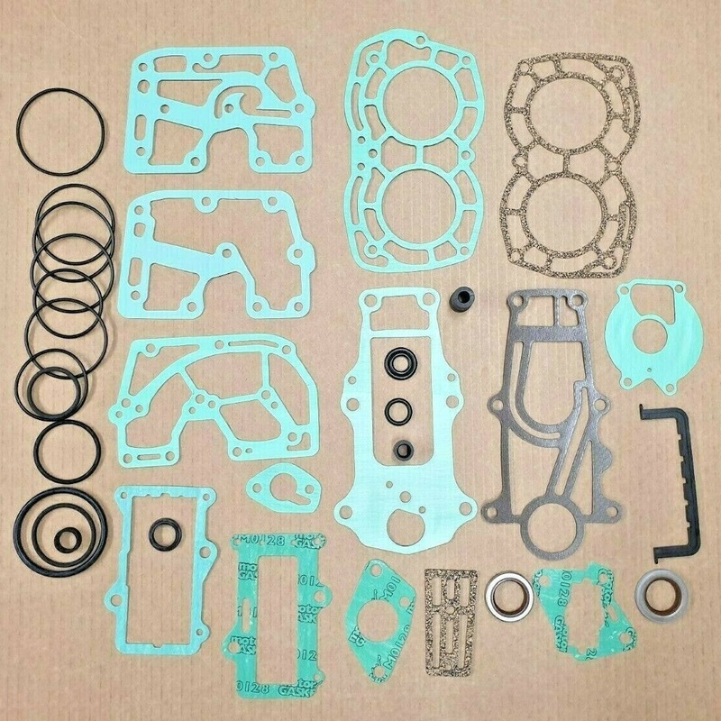 Powerhead Gasket Set for Mercury Mariner 2 cyl 15 18 20 25 hp 2 stroke ’84 & UP
