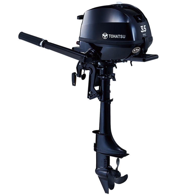 Tohatsu MFS3.5 3.5hp 4-stroke outboard portable engine MFS3.5B S: 3.5HP 4STR Short Shaft Integral Tank