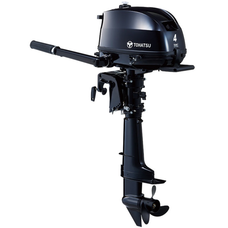 Tohatsu MFS4 4hp 4-stroke outboard portable engine MFS4CD S: 4HP 4STR Short Shaft, Integral Tank