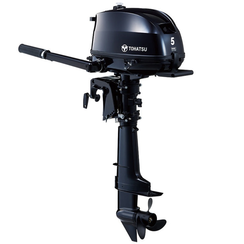 Tohatsu MFS5 5hp 4-stroke outboard portable engine MFS5CD S: 4STR Short Shaft, Integral Tank