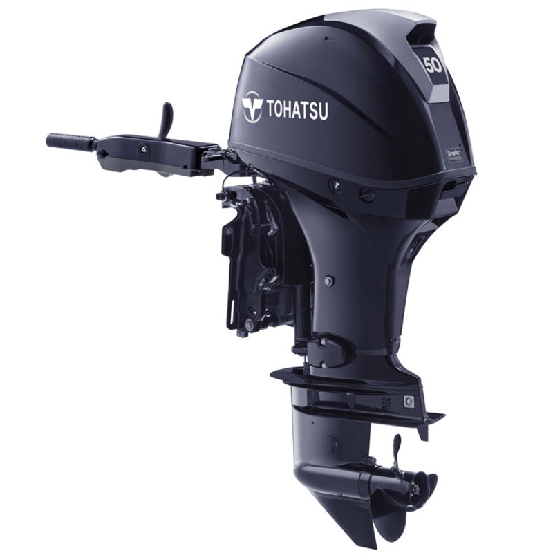 Tohatsu MFS50A 50hp 4-stroke outboard engine EPTL  Long shaft electric start power trim and remote steering