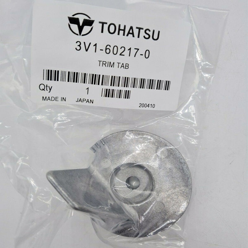 Trim Tab Anode Tohatsu Outboard 8 9.8 9.9 15 18 20 hp 2stroke 3V1-60217-0