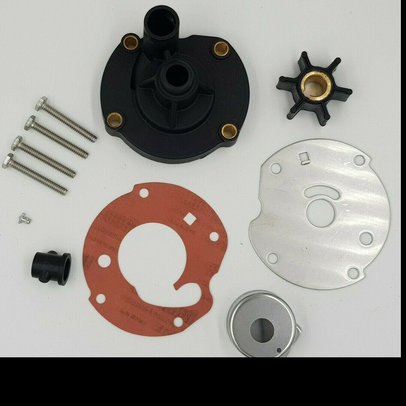 Water pump impeller kit Johnson Evinrude 5.5 6 7.5 hp 2st outboard 763758 391391