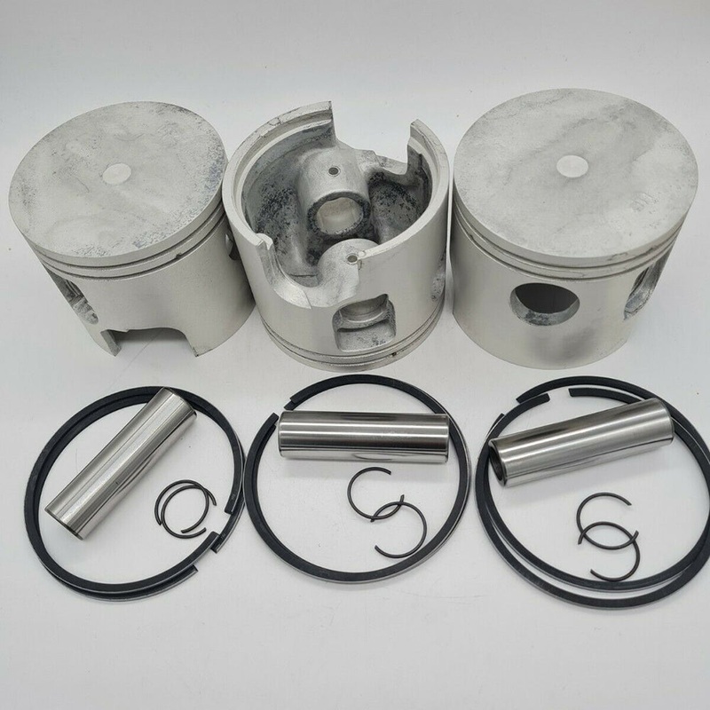 3 x STD PISTON KIT MERCURY MARINER OUTBOARD 75 90 HP 3 CYL 100 115 125 HP 4 CYL
