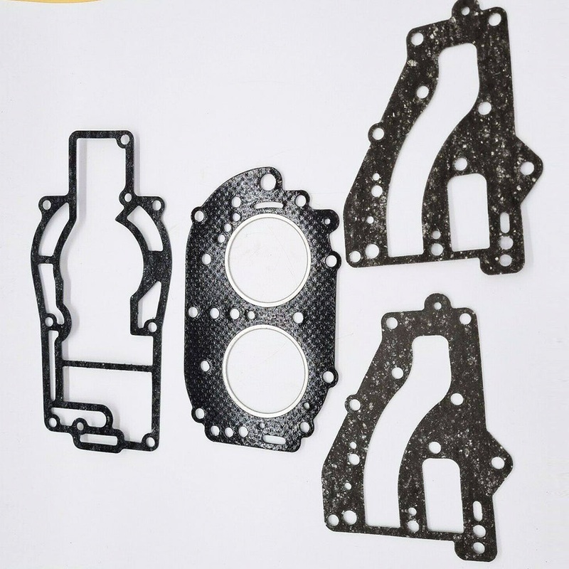GASKET SET FOR YAMAHA OUTBOARD 6 8 HP 6B 8B MARINER HEAD BASE EXHAUST GASKET