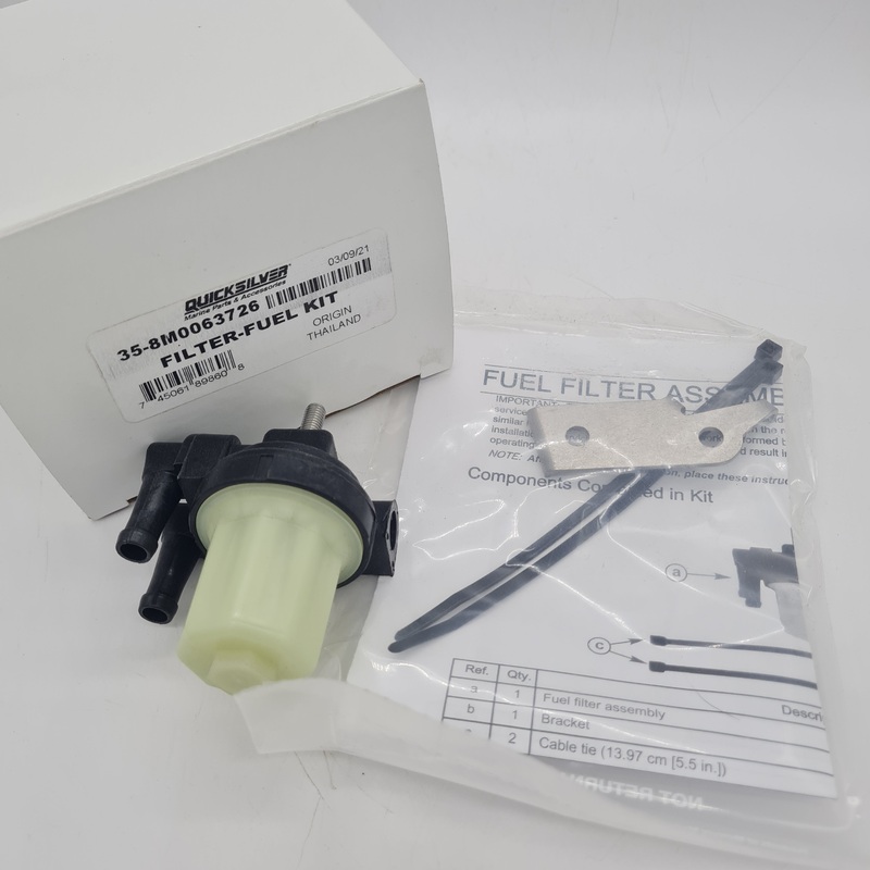Genuine fuel filter 35-8M0063726 for mercury 30hp & 40 2 cylinder 2 stroke