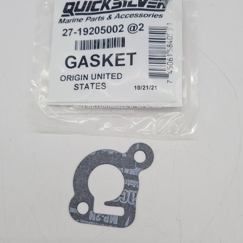genuine mercury mariner thermostat gasket 27-19205002