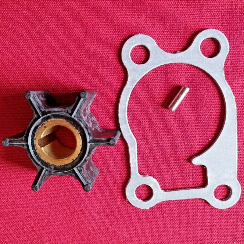Johnson Evinrude outboard impeller kit 4hp 4.5hp 8hp 2 stroke 0389576 gasket pin
