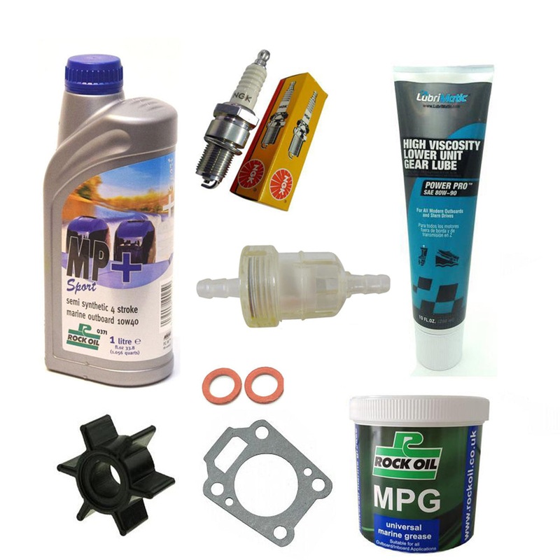 Outboard service kit for Mercury 6 HP 4stroke 0R411838 & Up