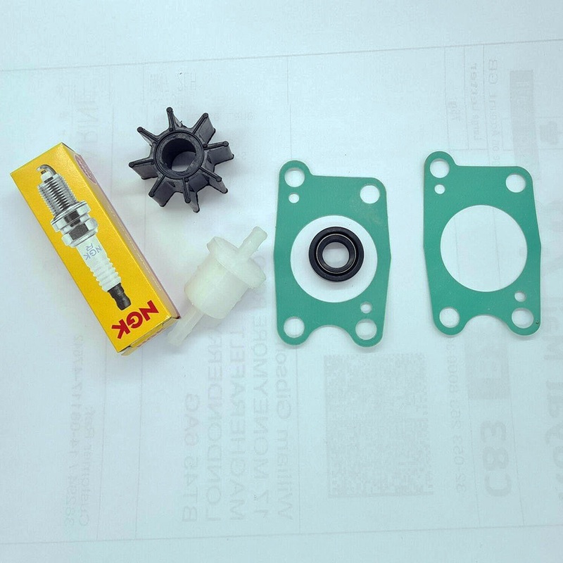 Service kit for Honda outboard 5 hp BF5A Maintenance impeller spark plug