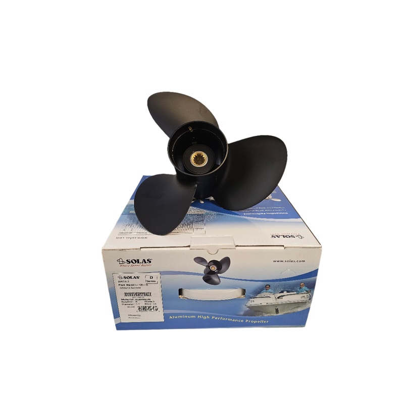 Solas Amita 3 Propeller Johnson Evinrude Outboard 70-140 hp 13 splines 13 x 3/4 x 15