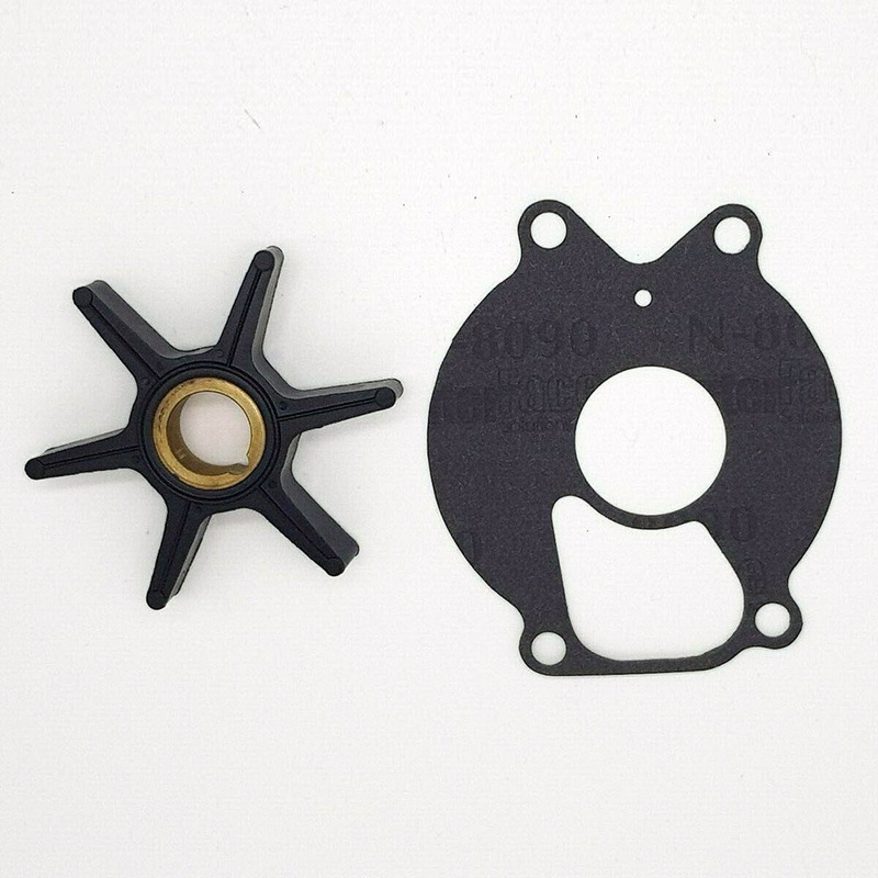 Water pump Impeller & Gasket for Mercury outboard 18 20 25 HP 2 stroke