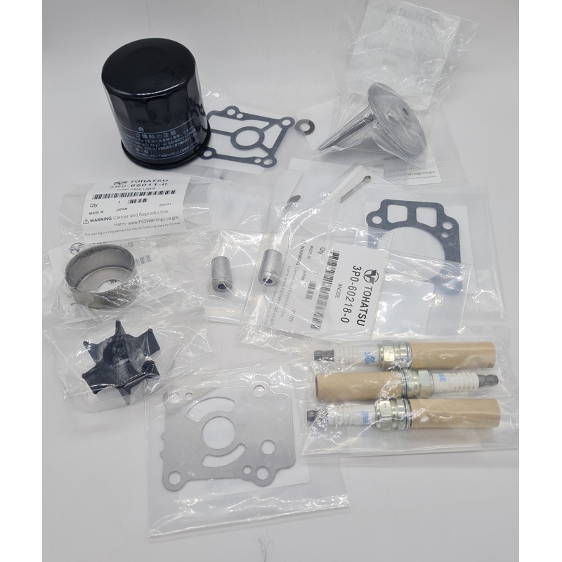 25 30 HP 4 Stroke Genuine Tohatsu Outboard Annual Service Maintenance kit MFS25C MFS30C