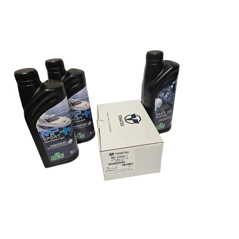 25 30 HP 4 Stroke Genuine Tohatsu Outboard Annual Service Maintenance kit MFS25C MFS30C Incl Oils