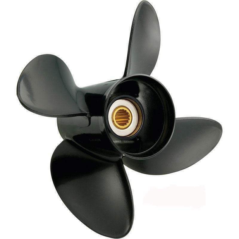 4 BLADE 12.5 X 19  Propeller Mercury Mariner 75 90 100 115 HP 15 splines 4 BLADE 12.5 X 19