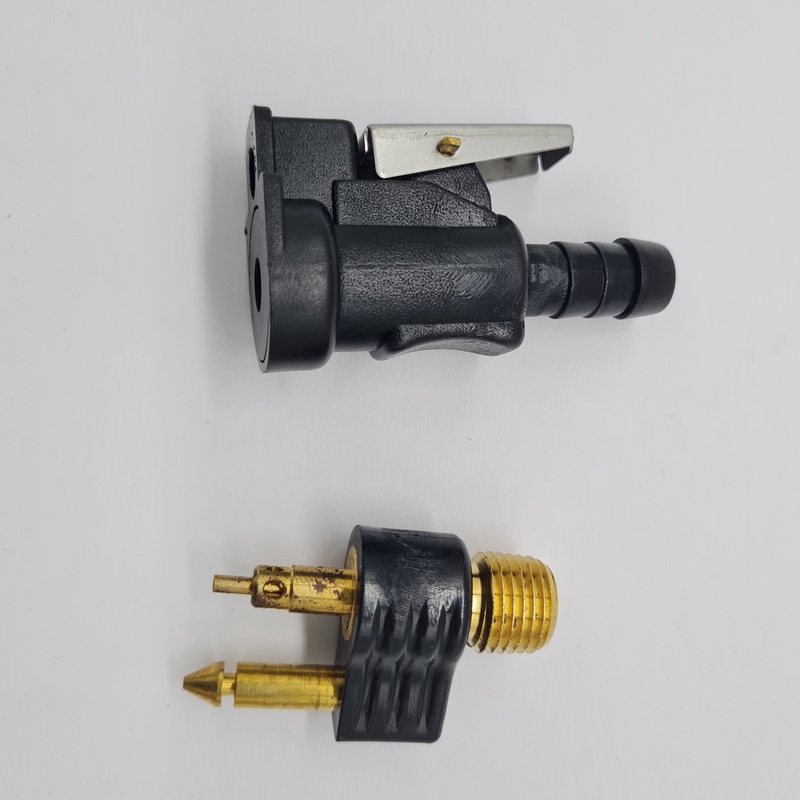 Johnson Evinrude Outboard Fuel Line Tank End Fitting 3/8″ Quick Release Connector