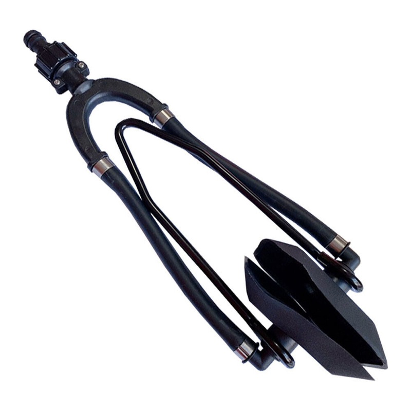 Large Flush Muff DOUBLE Outboard Inboard Engine Motor Muffs Long Reach Flusher Fresh 40 hp & up