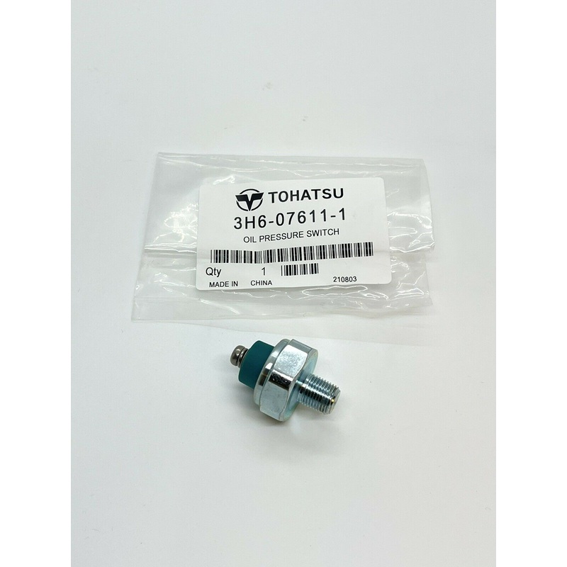 OIL PRESSURE SWITCH FOR TOHATSU OUTBOARD 4 5 6 8 9.9 15 18 20 25 30 HP 4 stroke part number 3H6-07611-0, 3H6-07611-1