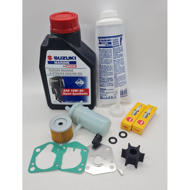 SUZUKI 15 20 HP 4STROKE 2013 and up  SERVICE KIT  DF20A DSF15A OUTBOARD OIL FILTER IMPELLER