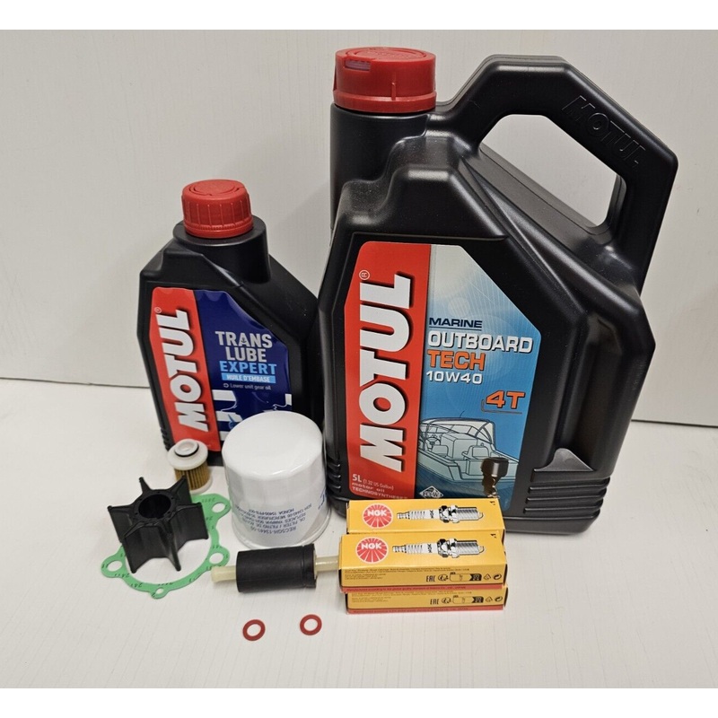 80 100 HP Yamaha 4-Str F80B F100D Outboard Service Maintenance Kit ’05-’18