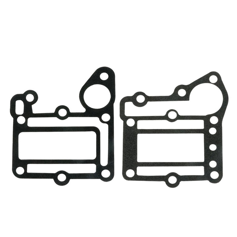 Exhaust & jacket gasket for Yamaha 4hp 2 stroke outboard 6e0-41114-01 6e0-41112-0