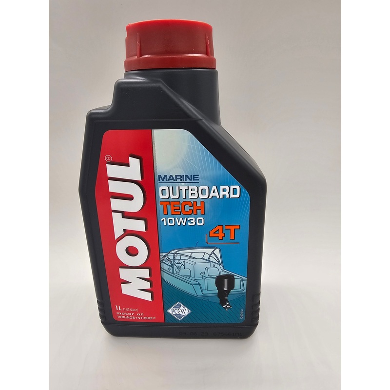 Motul Marine Outboard Tech 4 Stroke 10w-30 Engine Oil. 1L Bottle.