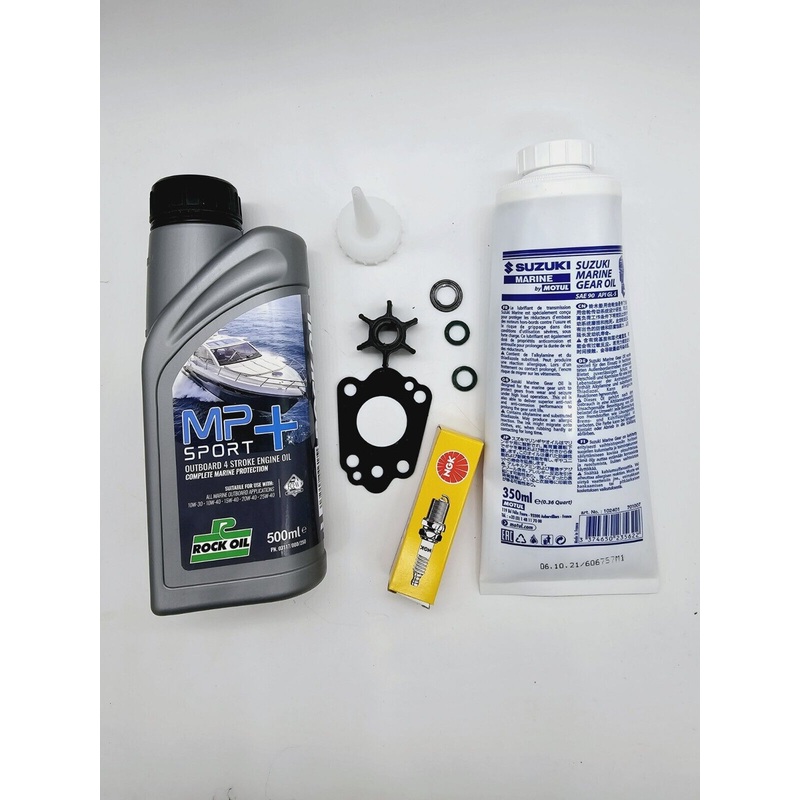 Service Kit for Suzuki DF2.5HP 2006-2011 Models & Engine Oil & Gear Oil