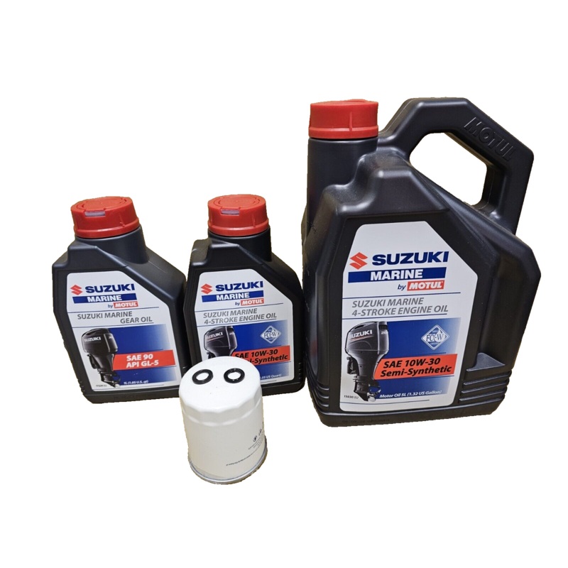 Suzuki Outboard DF100A DF115A DF140A Oil Change 100 115 140 HP 2013 &UP Service