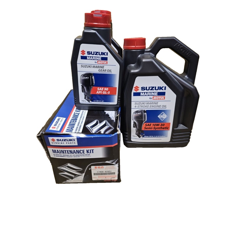 Suzuki Outboard DF140 Service Maintenance Kit 140 HP 2002-2012 Suzuki Oil GenuinE