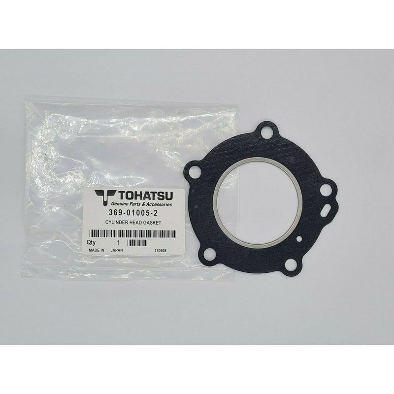 Tohatsu 4 HP 5 HP 2-Stroke Outboard Cylinder Head Gasket 369-01005-2 Genuine