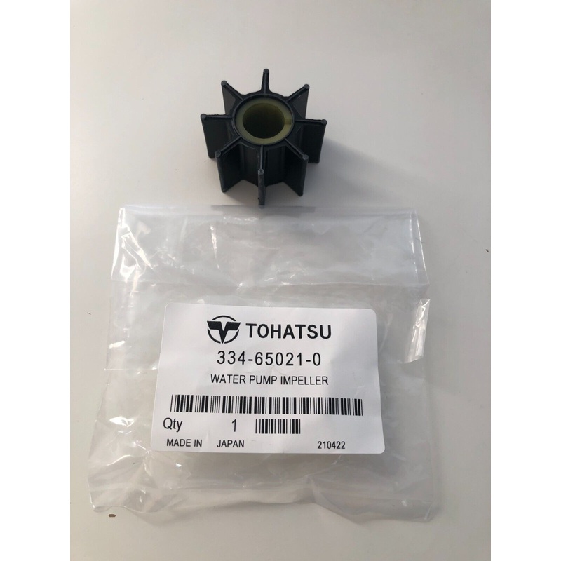 Tohatsu 9.9 15 18 hp 2 & 4 stroke Water Pump Impeller Outboard 334-65021-0 Genuine