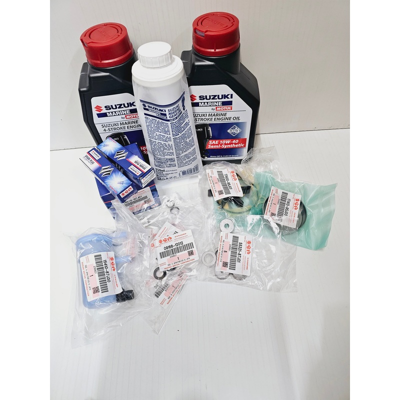 DF25 V-Twin Suzuki Outboard  Service Maintenance Kit 25 Hp ’06-’11 10W40