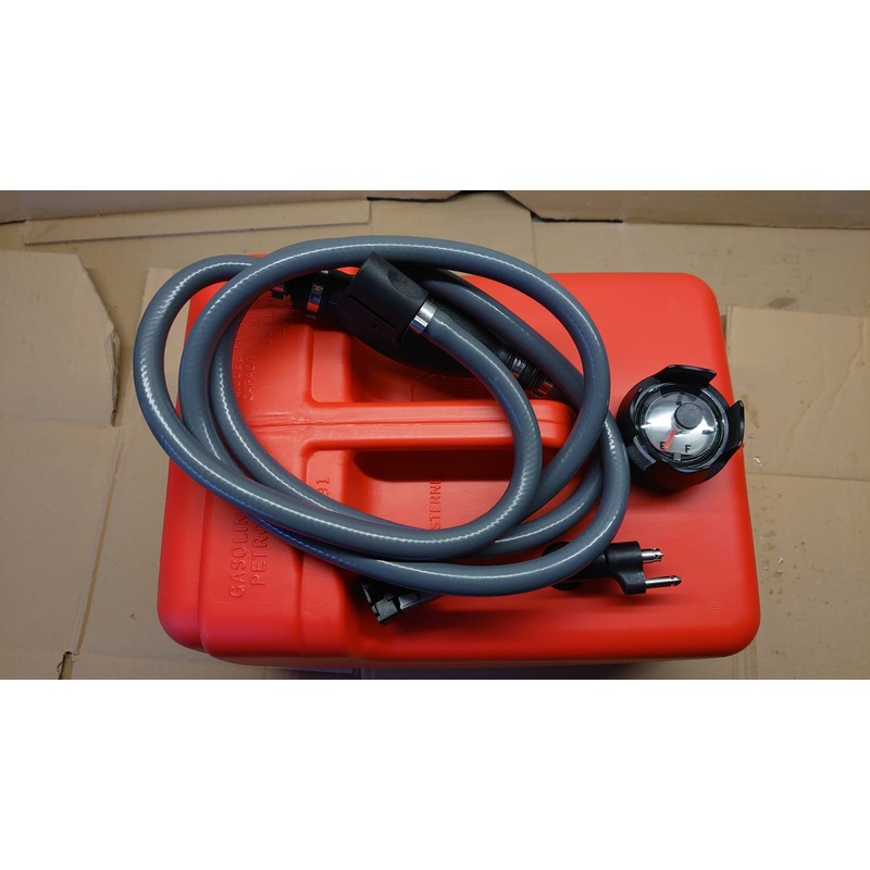 Plastic Fuel Tank for Suzuki 4 stroke  Outboard with Gauge 11.3 Ltr  incl Fuel Line  Engine Boat connector