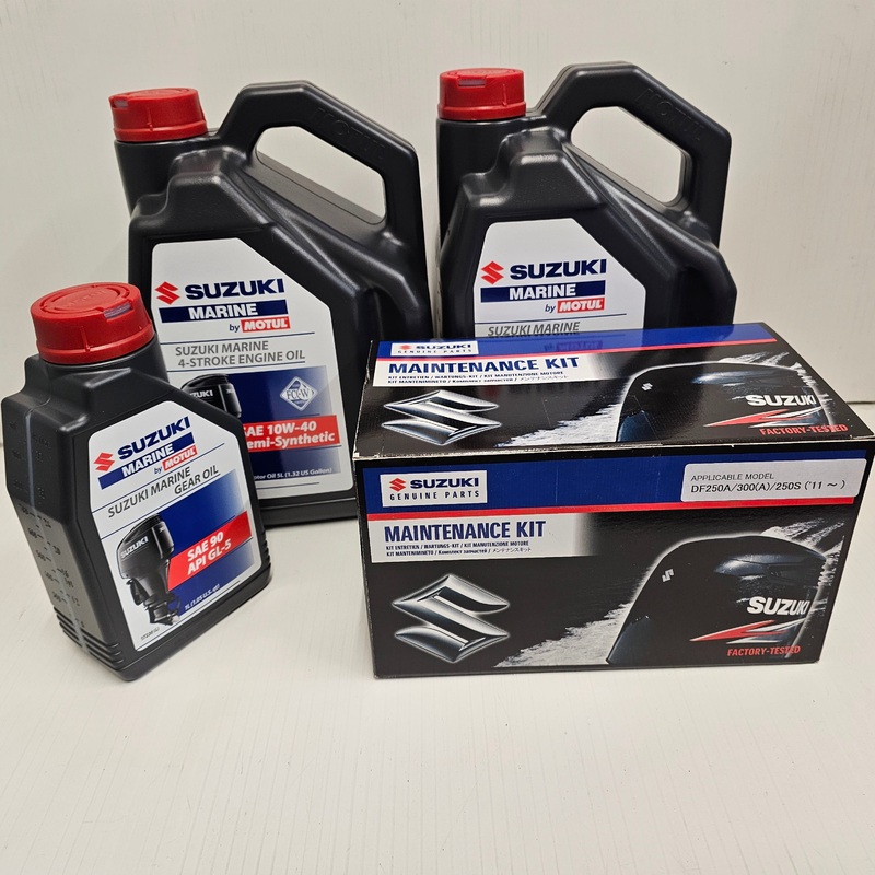 Suzuki Outboard DF250A DF300A Service Maintenance Kit 250 HP 300 HP  INCL OILS 2011 & UP