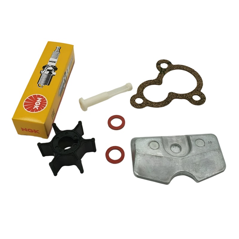 2.5 hp Yamaha outboard F2.5A ’02 – ’14 Service Maintenance Parts : Impeller , Spark Plug , Anode , Filter