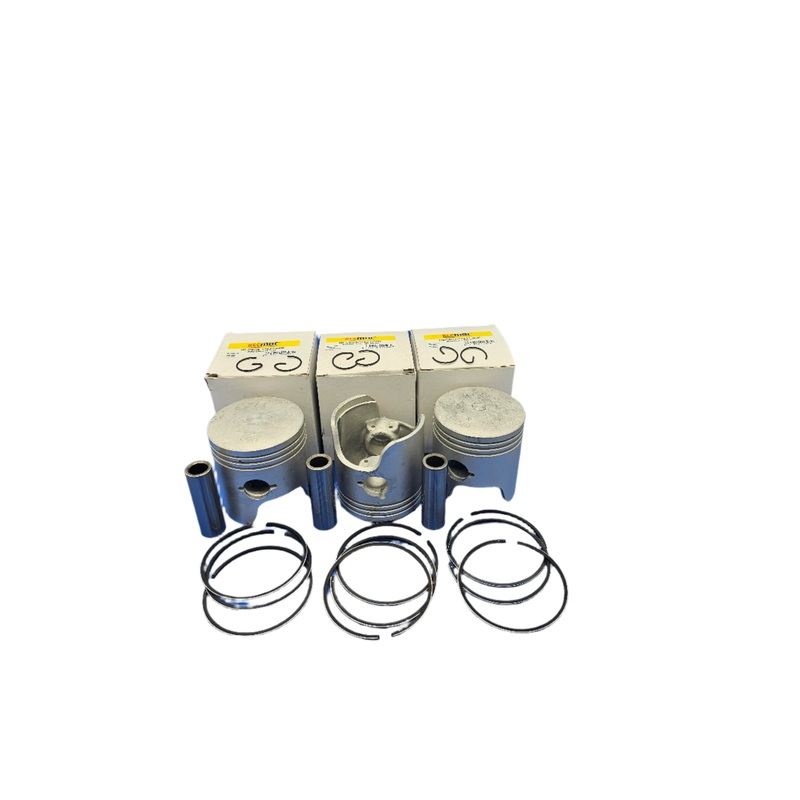 3 @ 0.50 PISTON KIT 40 HP 50HP YAMAHA OUTBOARD 2 STROKE ’84-’88 6H4-11636-00K