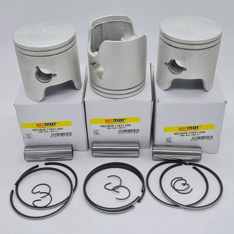 3 @ STD PISTON KIT 40 HP 50HP YAMAHA OUTBOARD 2 STROKE ’95-’03 6H4-11631-01K