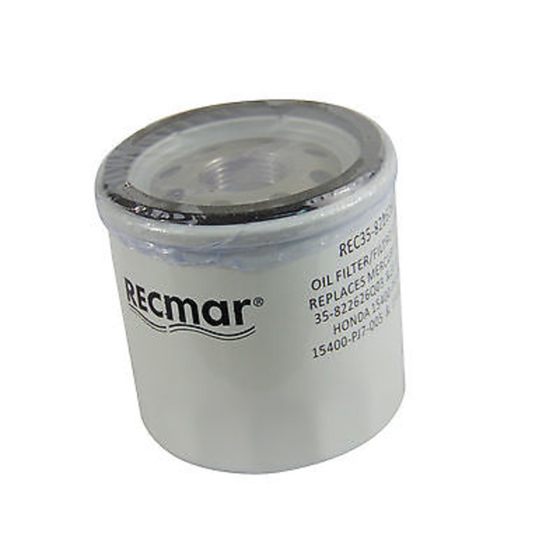 OIL FILTER OUTBOARD 25 30 40 50 60 75 90 100 115 HP REPLACES 35-822626Q04 Mercury