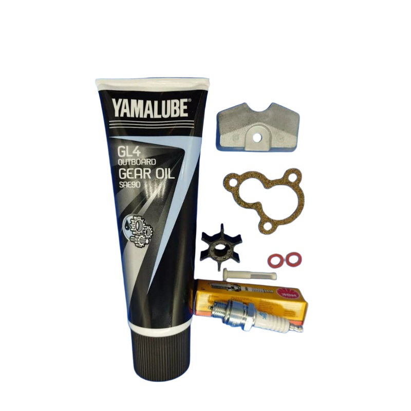 Service Maintenance Kit for 2.5 hp Yamaha outboard F2.5B 2014 & UP Gear Oil