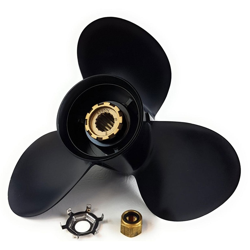 13 3/4 x15 for Mercury / Mariner outboard 60 70 80 90 100 140 hp Aluminium propeller