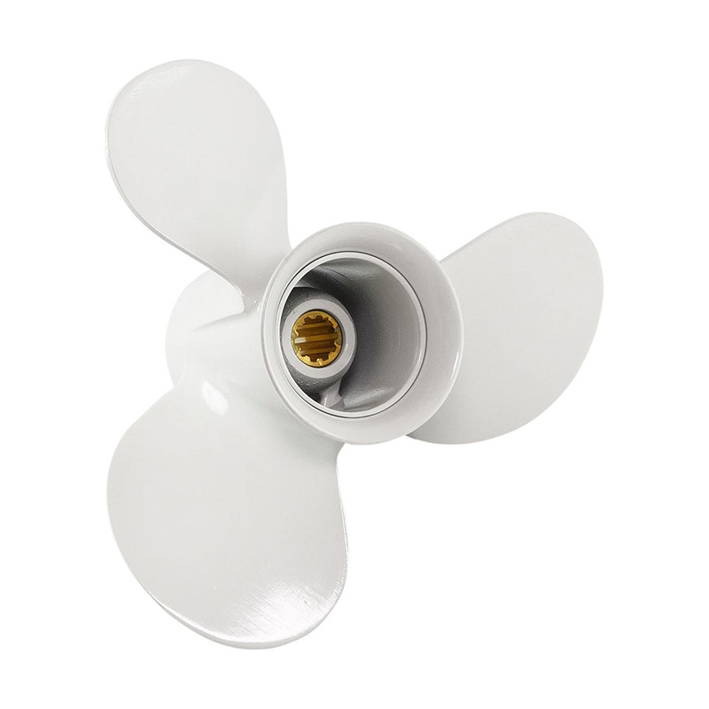 Propeller 20 25 30 hp Yamaha Outboard 9 7/8 x 10 1/2 F    10 splines aluminiu