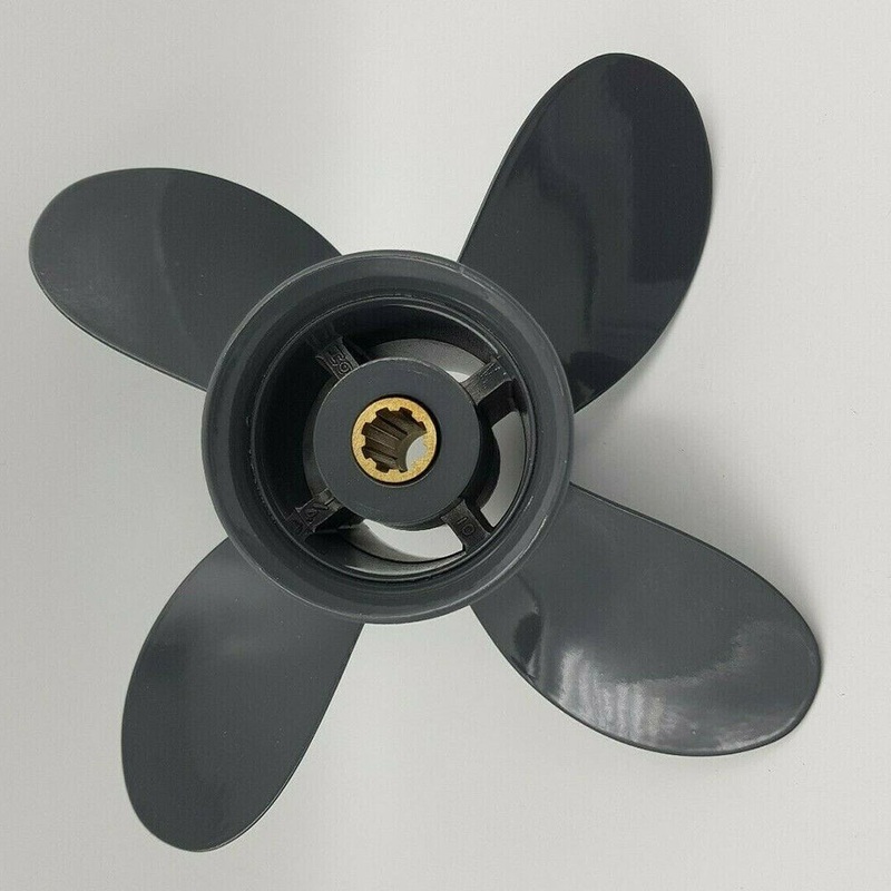 9 1/4 x 10 for Honda Outboard 8 9.9 15 20 hp Pitch 10 4 BLADE Aluminium propeller